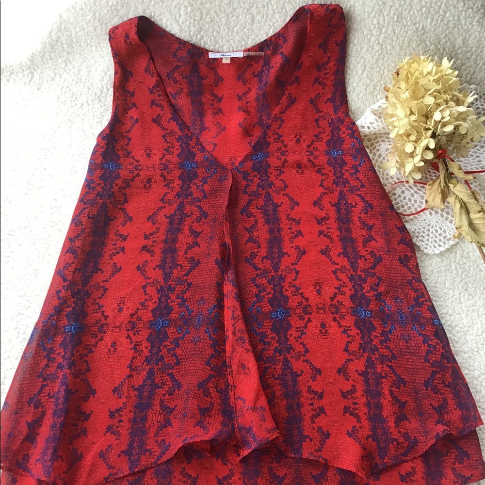 Milano snakeskin tank top